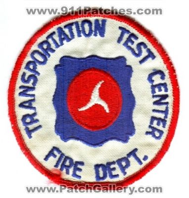 TTC Transportation Test Center Fire Department Patch (Colorado)
[b]Scan From: Our Collection[/b]
Keywords: dept. ttci technology inc.