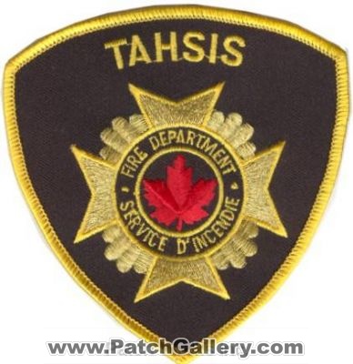 Tahsis Fire Department (Canada BC)
Thanks to zwpatch.ca for this scan.

