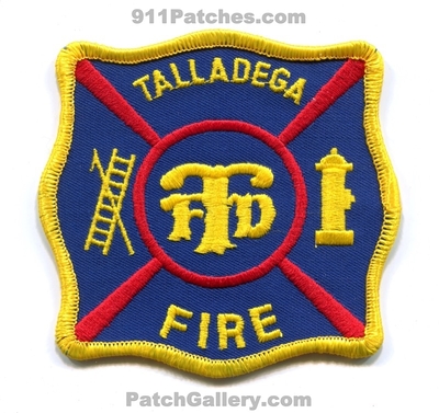 Talladega Fire Department Patch (Alabama)
Scan By: PatchGallery.com
Keywords: dept.