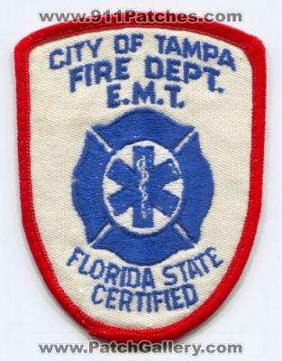 Tampa Fire Department EMT (Florida)
Scan By: PatchGallery.com
Keywords: City of Dept. e.m.t. State certified