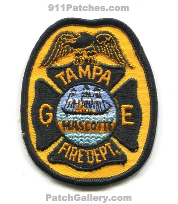 Tampa General Electric GE Fire Department Patch (Florida)
Scan By: PatchGallery.com
Keywords: dept. mascotte