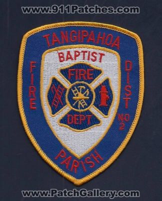 Tangipahoa Parish Fire District Number 2 (Louisiana)
Thanks to Paul Howard for this scan.
Keywords: dist. no. #2 baptist department dept.
