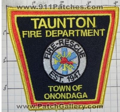 Taunton Fire Rescue Department (New York)
Thanks to swmpside for this picture.
Keywords: dept. town of onondaga