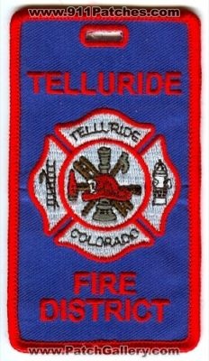 Telluride Fire District Patch (Colorado)
[b]Scan From: Our Collection[/b]
