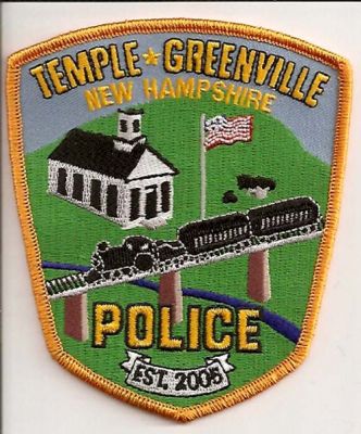 Temple Greenville Police
Thanks to EmblemAndPatchSales.com for this scan.
Keywords: new hampshire