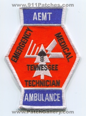 Tennessee State Emergency Medical Technician EMT Ambulance AEMT EMS Patch (Tennessee)
Scan By: PatchGallery.com
Keywords: certified advanced