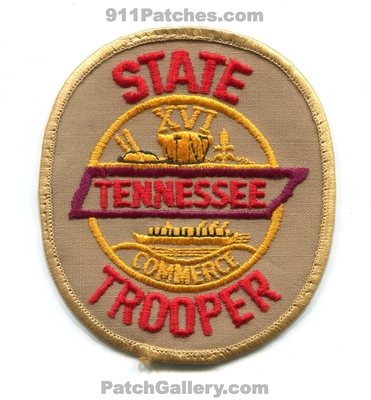 Tennessee State Trooper Patch (Tennessee)
Scan By: PatchGallery.com
Keywords: highway patrol police