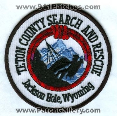 Teton County Search and Rescue Jackson Hole Patch (Wyoming)
Scan By: PatchGallery.com
Keywords: co. & sar