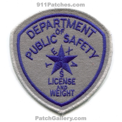 Texas Department of Public Safety DPS License and Weight Patch (Texas)
Scan By: PatchGallery.com
Keywords: dept.