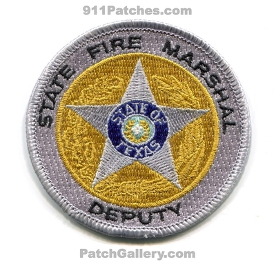 Texas State Fire Marshal Deputy Patch (Texas)
Scan By: PatchGallery.com
