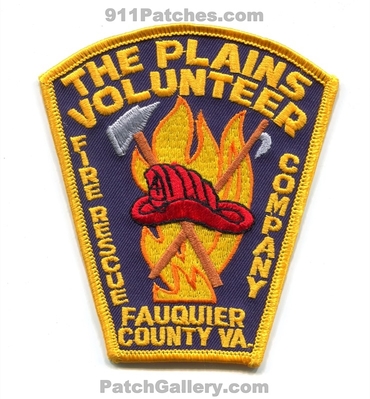 The Plains Volunteer Fire Rescue Company 4 Fauquier County Patch (Virginia)
Scan By: PatchGallery.com
Keywords: vol. co. department dept.