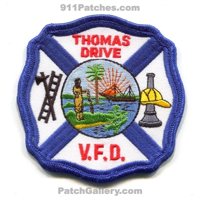 Thomas Drive Volunteer Fire Department Patch (Florida)
Scan By: PatchGallery.com
Keywords: vol. dept. vfd v.f.d.