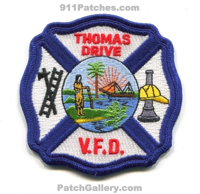 Thomas Drive Volunteer Fire Department Patch (Florida)
Scan By: PatchGallery.com
Keywords: vol. dept. v.f.d.
