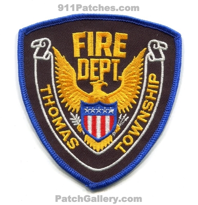 Thomas Township Fire Department Patch (Michigan)
Scan By: PatchGallery.com
Keywords: twp. dept.