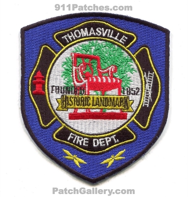 Thomasville Fire Department Patch (North Carolina)
Scan By: PatchGallery.com
Keywords: dept. historic landmark founded 1852