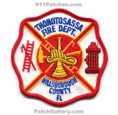 Thonotosassa Fire Department Hillsborough County Patch (Florida)
Scan By: PatchGallery.com
Keywords: dept. co.