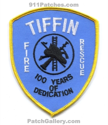 Tiffin Fire Rescue Department 100 Years Patch (Ohio)
Scan By: PatchGallery.com
Keywords: dept. of dedication