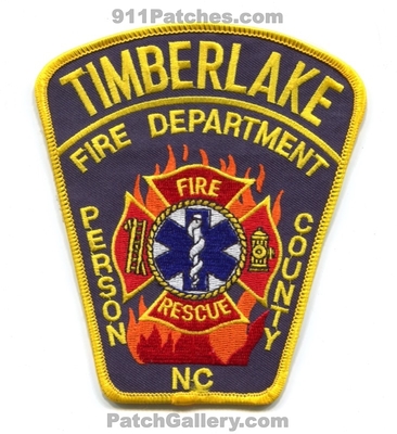 Timberlake Fire Rescue Department Person County Patch (North Carolina)
Scan By: PatchGallery.com
Keywords: dept. co.