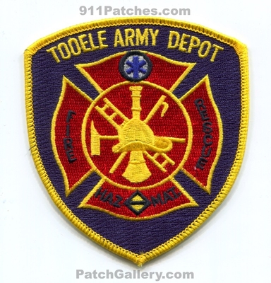 Tooele Army Depot Fire Rescue Department US Army Military Patch (Utah)
Scan By: PatchGallery.com
Keywords: dept. hazmat haz-mat hazardous materials