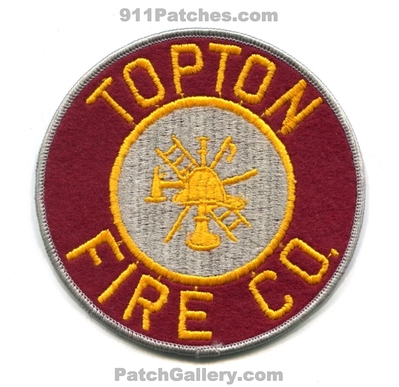 Topton Fire Company Patch (Pennsylvania)
Scan By: PatchGallery.com
Keywords: co. department dept.