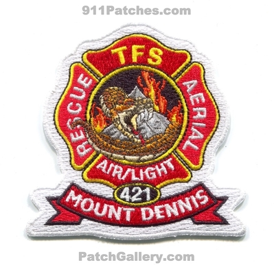 Toronto Fire Department Station 421 Mount Dennis Patch (Canada ON)
Scan By: PatchGallery.com
Keywords: dept. tfs rescue aerial air light mt.