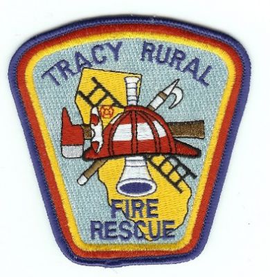 Tracy Rural Fire Rescue
Thanks to PaulsFirePatches.com for this scan.
Keywords: california
