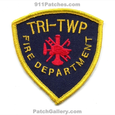 Tri Township Fire Department Patch (Illinois)
Scan By: PatchGallery.com
Keywords: tri-twp dept.