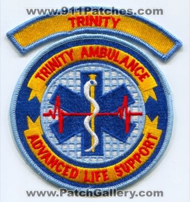Trinity Ambulance ALS (California)
Scan By: PatchGallery.com
Keywords: Ems advanced life support