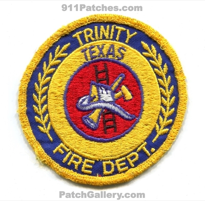 Trinity Fire Department Patch (Texas)
Scan By: PatchGallery.com
Keywords: dept.
