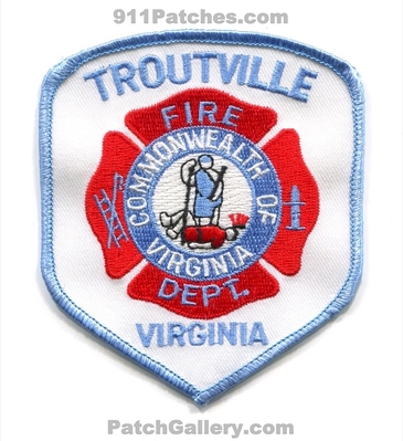 Troutville Fire Department Patch (Virginia)
Scan By: PatchGallery.com
Keywords: dept. commonwealth of