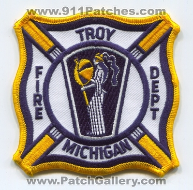 Troy Fire Department Patch (Michigan)
Scan By: PatchGallery.com
Keywords: dept.