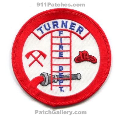Turner Fire Department Patch (Maine)
Scan By: PatchGallery.com
Keywords: dept.