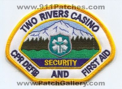 Two Rivers Casino Security CPR Defib and First Aid Patch (Washington)
Scan By: PatchGallery.com
Keywords: 2 ems