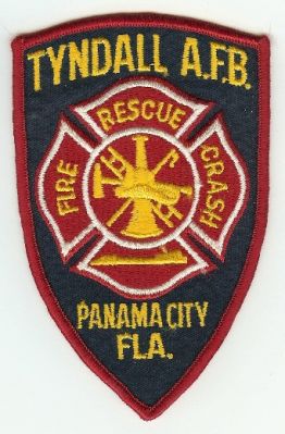 Tyndall AFB Crash Fire Rescue
Thanks to PaulsFirePatches.com for this scan.
Keywords: florida air force base usaf cfr arff aircraft panama city