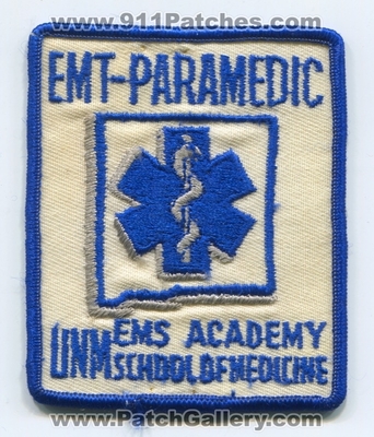 University of New Mexico UNM EMS Academy School of Medicine EMT Paramedic Patch (New Mexico)
Scan By: PatchGallery.com
Keywords: ambulance