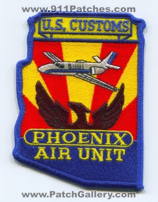 United States Customs and Border Protection CBP Phoenix Air Unit (Arizona)
Scan By: PatchGallery.com
Keywords: u.s. airplane aviation