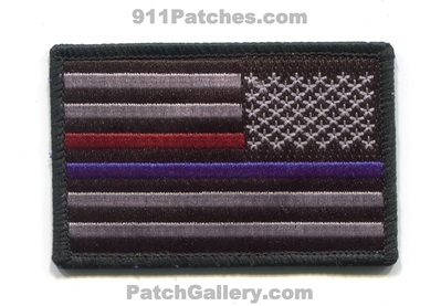 United States of America USA American Flag Thin Blue Red Line Patch (No State Affiliation)
Scan By: PatchGallery.com
[b]Patch Made By: 911Patches.com[/b]
Keywords: fire police department dept.