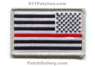 United States of America USA American Flag Thin Red Line Patch (No State Affiliation)
Scan By: PatchGallery.com
[b]Patch Made By: 911Patches.com[/b]
Keywords: fire department dept.
