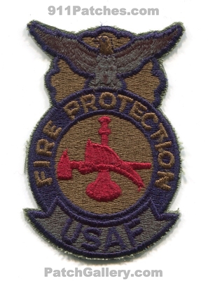 United States Air Force USAF Fire Protection Firefighter Military Patch (No State Affiliation)
Scan By: PatchGallery.com
