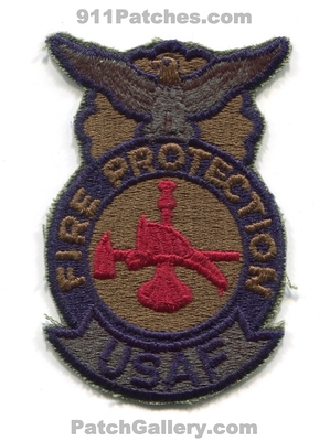 United States Air Force USAF Fire Protection Firefighter Military Patch (No State Affiliation)
Scan By: PatchGallery.com
