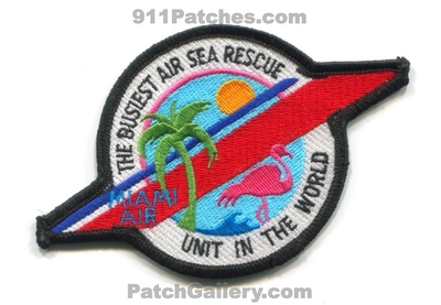 Coast Guard Air Station Miami Beach USCG Military Patch (Florida)
Scan By: PatchGallery.com
Keywords: the busiest air sea rescue unit in the world