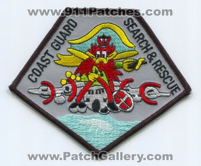 United States Coast Guard USCG Search and Rescue Patch
Scan By: PatchGallery.com
Keywords: u.s.c.g. military & sar