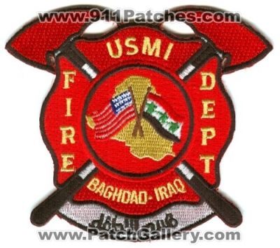 USMI Fire Department Military Patch (Iraq)
Scan By: PatchGallery.com
Keywords: dept. baghdad