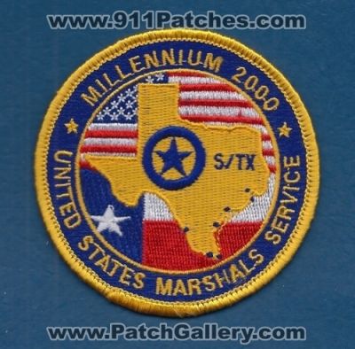 Texas - United States Marshals Service USMS Millennium 2000
Thanks to Paul Howard for this scan.
Keywords: s/tx