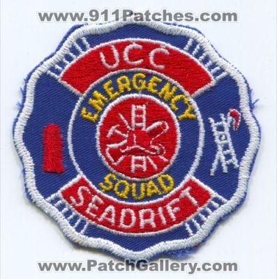 Union Carbide Corporation UCC Seadrift Emergency Squad (Texas)
Scan By: PatchGallery.com
Keywords: fire department dept. company