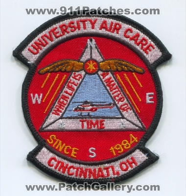 University Air Care (Ohio)
Scan By: PatchGallery.com
Keywords: ems medical helicopter ambulance cincinnati when life is a matter of time