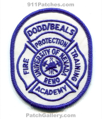 University of Nevada Reno Dodd Beals Fire Protection Training Academy Patch (Nevada)
Scan By: PatchGallery.com
Keywords: college school department dept.