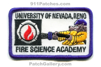 University of Nevada Reno Fire Science Academy Patch (Nevada)
Scan By: PatchGallery.com
Keywords: school