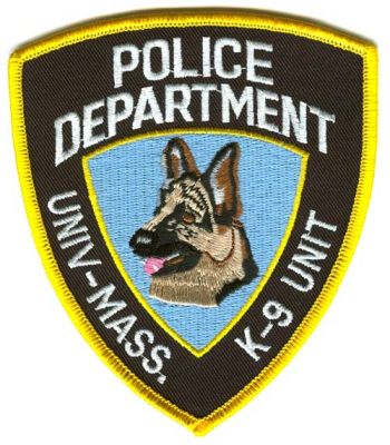 University of Massachusetts Police Department K-9 Unit
Scan By: PatchGallery.com
Keywords: k9