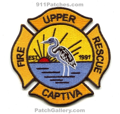 Upper Captiva Fire Rescue Department Patch (Florida)
Scan By: PatchGallery.com
Keywords: dept. est. 1991